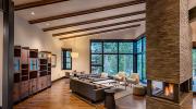 Martis Camp Fireplace in custom home